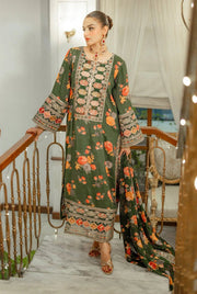 Aneela's Shamooz Silk 3 Piece Digital Print - MG