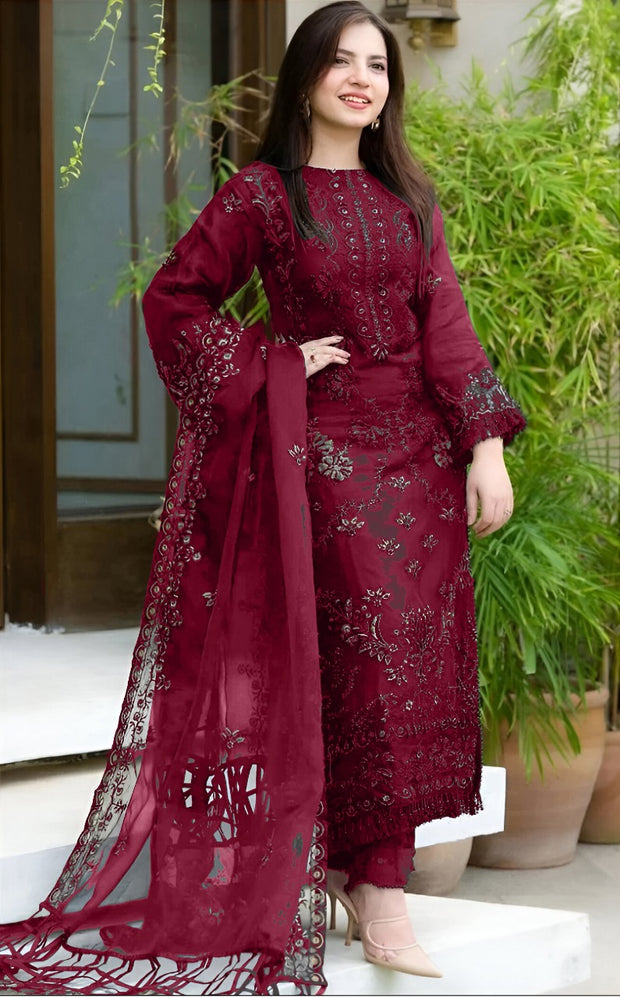 Dananil lawn Heavy 3pc Emboidery IR001