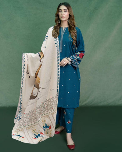 Urge Winter 3 PC Embroidered Unstitched