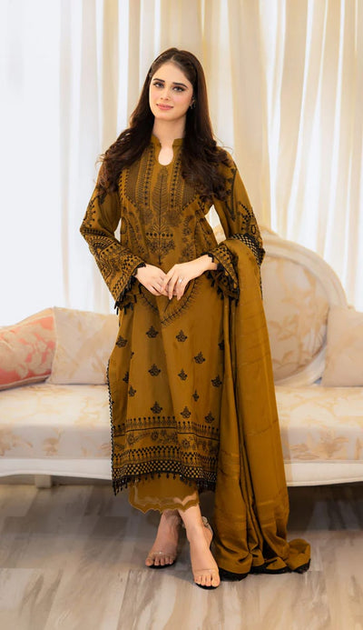 Ittehad Winter Dhanak 3PC`25 LF#DP-209 B