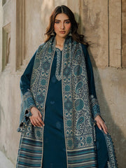 3PC Unstitched Dhanak Embroidered Suit