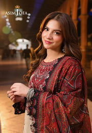 IR 3397-Asim Jofa - Winter 3PC Karandi Digital Print Dress