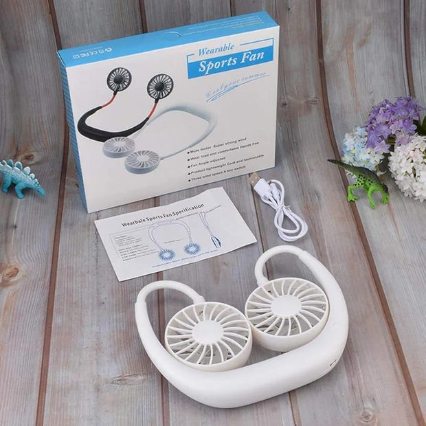 005 IR Rechargeable Neck Fan